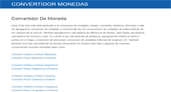 Desktop Screenshot of convertidordemoneda.org