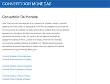 Tablet Screenshot of convertidordemoneda.org